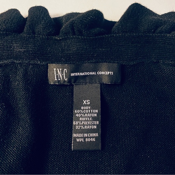 INC Ruffled Cardigan - Picture 5 of 6